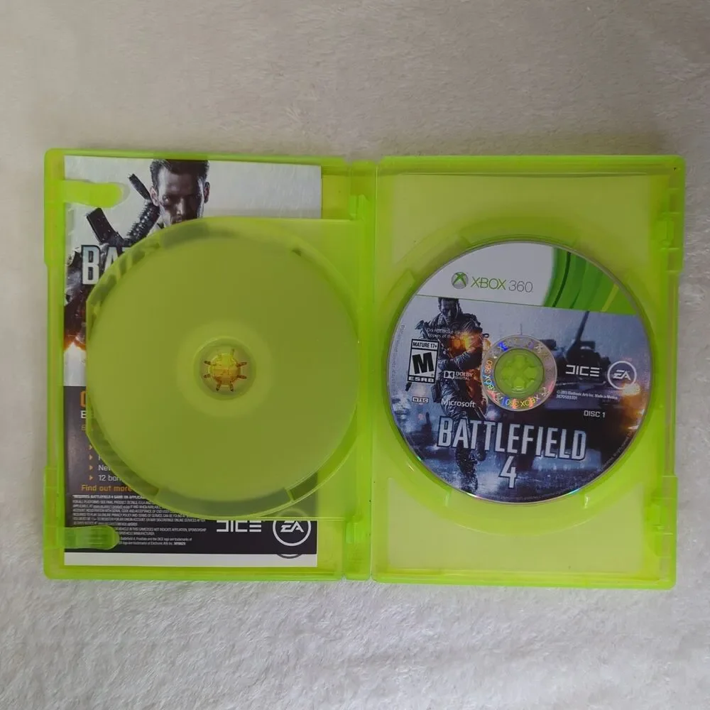Battlefield 4 ( Microsoft Xbox 360 ) Complete w/Both Disc Manual Tested